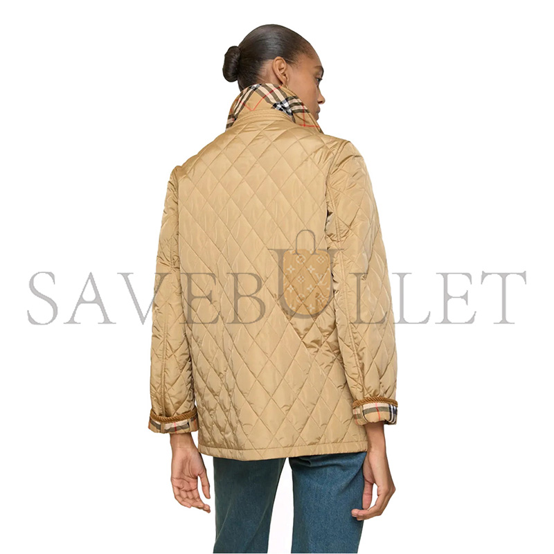 BURBERRY QUILTED NYLON BARN JACKET 81074641